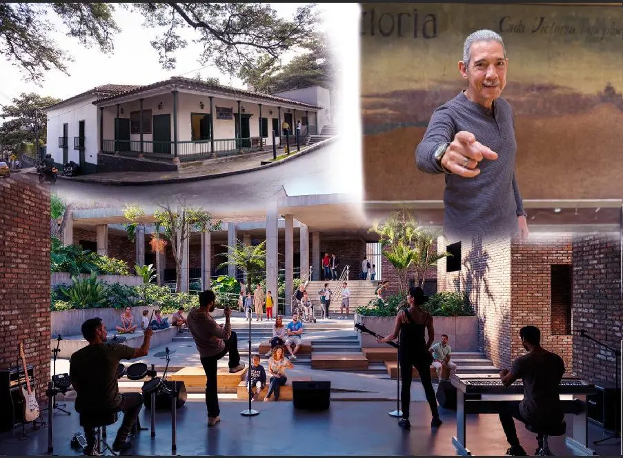 El Recreo se construirá al lado de la Casa El Jordán y contará con escenarios, salas de ensayo y salas de producción. FOTO: Manuel Saldarriaga y Cortesía