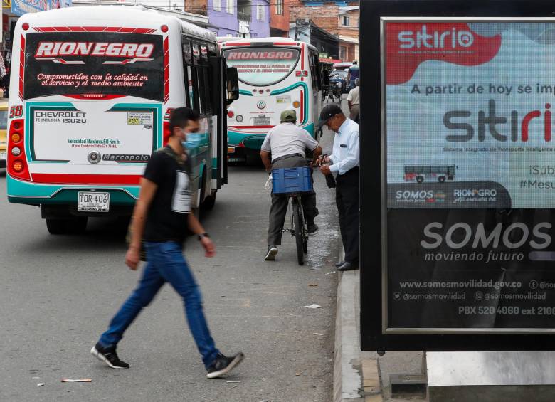 Sitirio ha sido implementado en Rionegro, en medio de múltiples polémicas con los transportadores. FOTO: MANUEL SALDARRIAGA QUINTERO