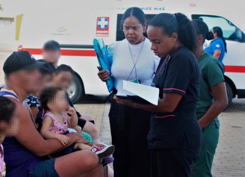 Dentro del grupo de migrantes iban seis menores de edad. Foto: Cortesía Armada