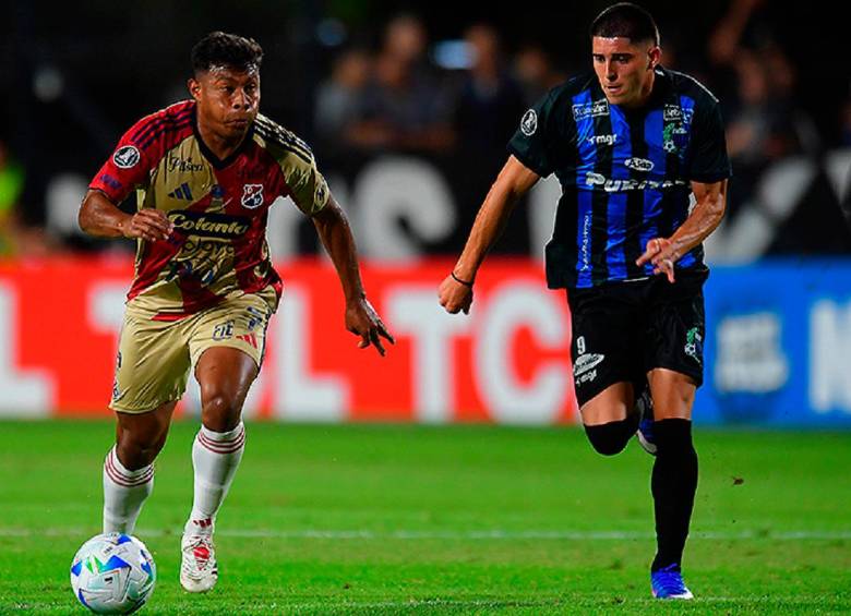 DIM busca avanzar a la siguiente ronda de la Libertadores en el Atanasio frente al Liverpool uruguayo. FOTO CONMEBOL