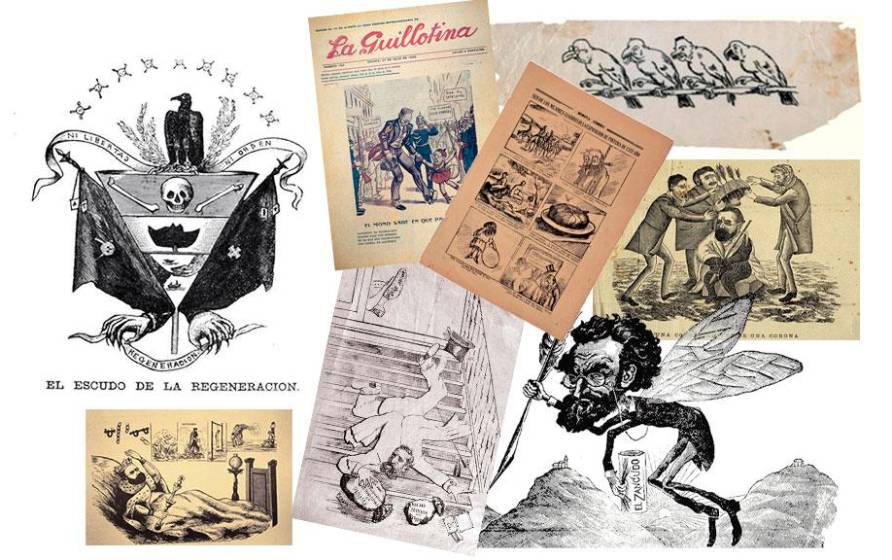 La burla a los presidentes de la República no es un fenómeno de las redes sociales y los memes, es una tradición que tiene más de cien años en la prensa libre. 