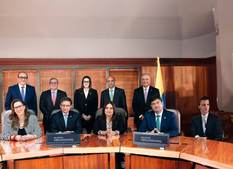 Los magistrados de la Sala Plena de la Corte Constitucional tienen puestas las miradas del país y en los próximos meses se avecinan decisiones claves sobre la política económica del Gobierno. FOTO COLPRENSA