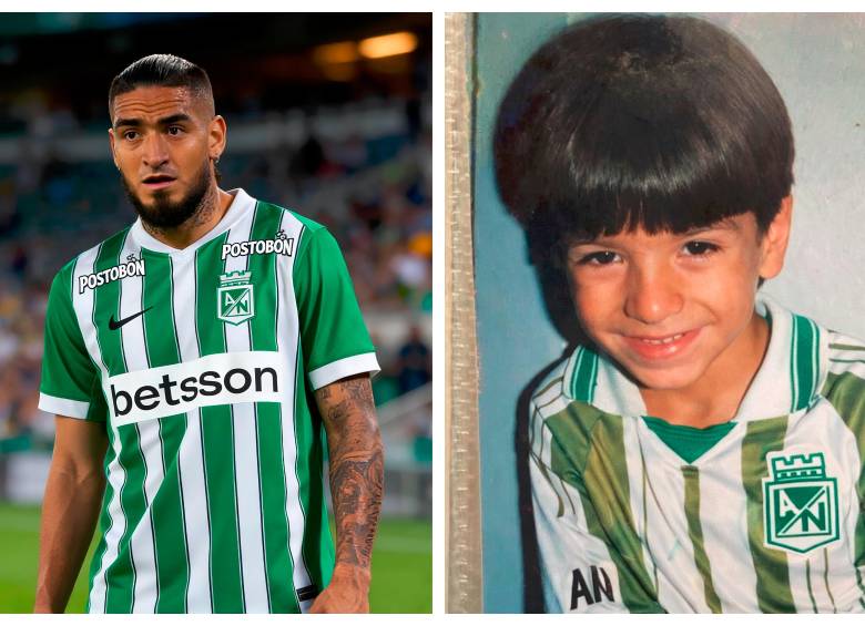 Cristian Arango ha tenido el sueño desde niño de vestir la camiseta de Nacional. FOTOS TOMADAS DE X