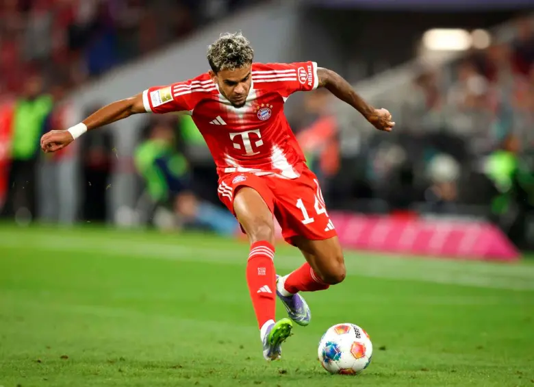 El Guajiro Luis Díaz tiene cifras muy positivas en su presente con el Bayern Múnich, tanto en la Bundesliga como en la Champions League. FOTO: Getty