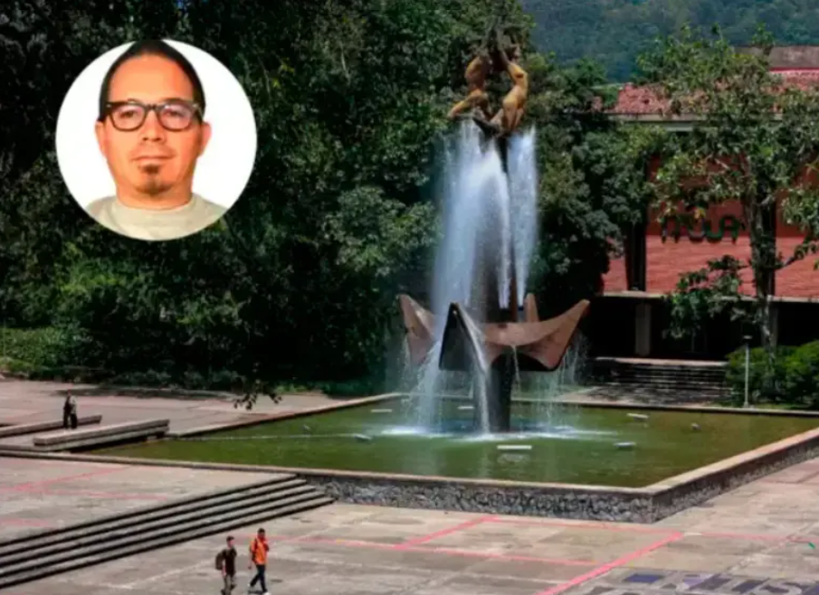 Wilmar Mejía, funcionario de la Dirección Nacional de Inteligencia (DNI) y delegado del presidente Gustavo Petro seguirá asistiendo a las sesiones del Consejo Superior de la UdeA. FOTO: EL COLOMBIANO y tomada de redes