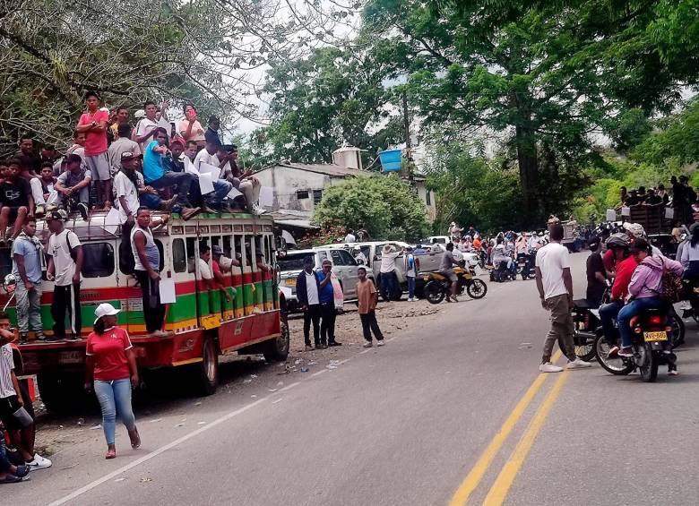 Los bloqueos viales de este año suman 9.182 horas pérdidas, es decir 382 días. FOTO Julio César Herrera