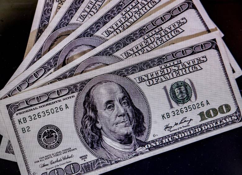 El dólar sigue por encima de los $4.000 en Colombia. FOTO EL COLOMBIANO. 