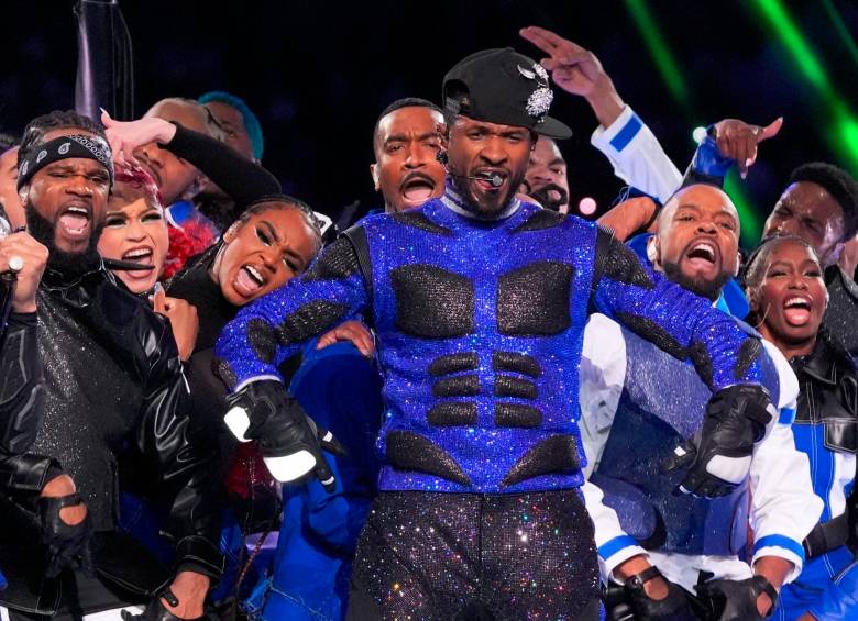 Algunos ya consideran que el show de Usher en el Super Bowl es el peor espectáculo de la historia. Foto: Tomada de X. 