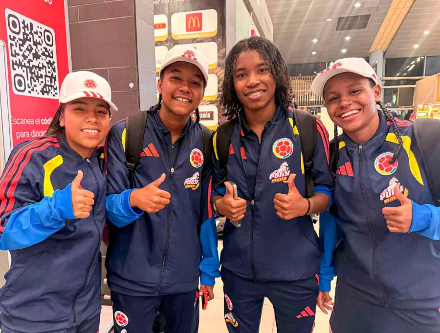 La Selección Colombia de fútbol, sub 17 femenina se prepara en Paraguay par el Sudamericano de la categoría que da cuatro cupos al Mundial en Marruecos. FOTO CORTESÍA FCF 