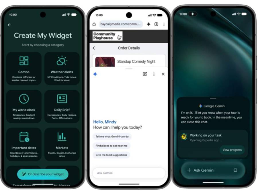 Esta actualización de Google automatiza tareas en varias apps. Llega primero a los Samsung Galaxy y Google Pixel. FOTO cortesía Google