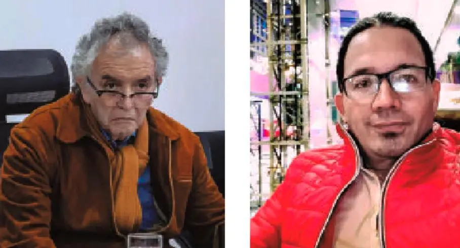 Con Jorge Lemus (izquierda) y Wilmar Mejía el Gobierno Nacional ha repetido una estrategia burocrática: rotarlos entre cargos directivos de la DNI y la UIAF, al parecer buscando protegerlos de los escándalos en los que están implicados. <b><span class="mln_uppercase_mln"> </span></b>FOTOS<b><span class="mln_uppercase_mln"> Capturas de video Y REDES SOCIALES</span></b>