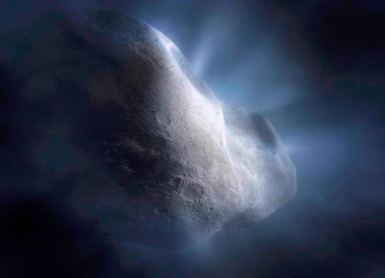 Ilustración artística del cometa Read. Foto: Cortesía de la Nasa