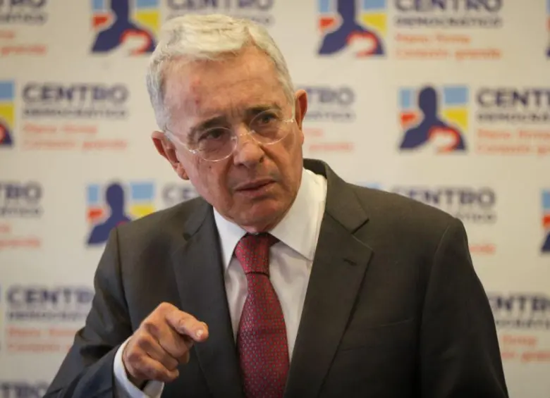 Álvaro Uribe Vélez, expresidente y líder del Centro Democrático. Foto: Colprensa