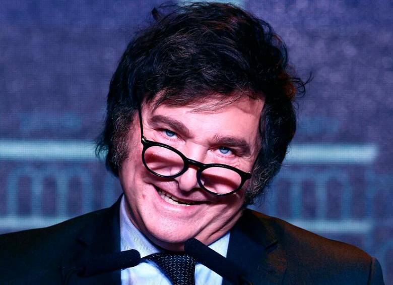 Javier Milei se impuso este domingo en las elecciones presidenciales de Argentina. FOTO: GETTY