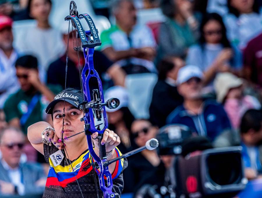 Sara López sumo tres oros en los Juegos Suramericanos de Argentina. FOTO: GETTY