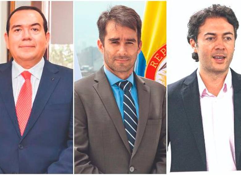 César Augusto Abreo, Magistrado del CNE - Pedro Felipe Gutiérrez Sierra, Magistrado del CNE - Daniel Quintero, Alcalde de Medellín