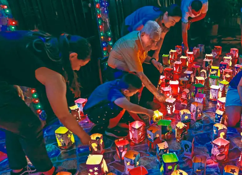 Este domingo y lunes, las familias colombianas se reunirán en el Día de las Velitas. FOTO: El Colombiano