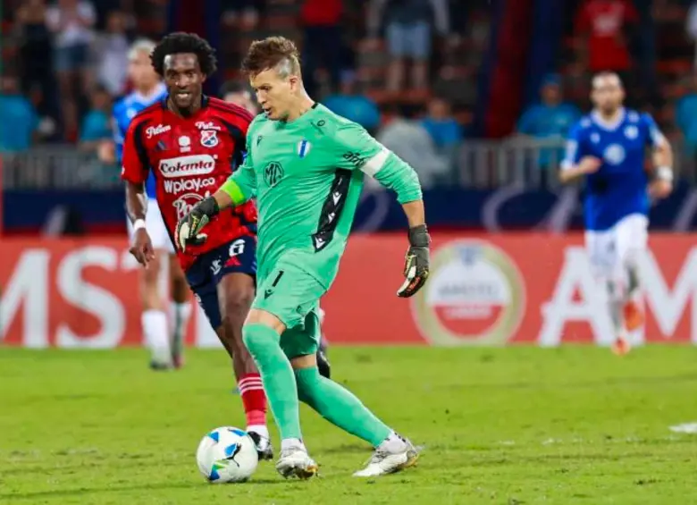 El volante antioqueño Didier Moreno sería uno de los titulares del Poderoso para el duelo ante Vasco Da Gama. FOTO MANUEL SALDARRIAGA 