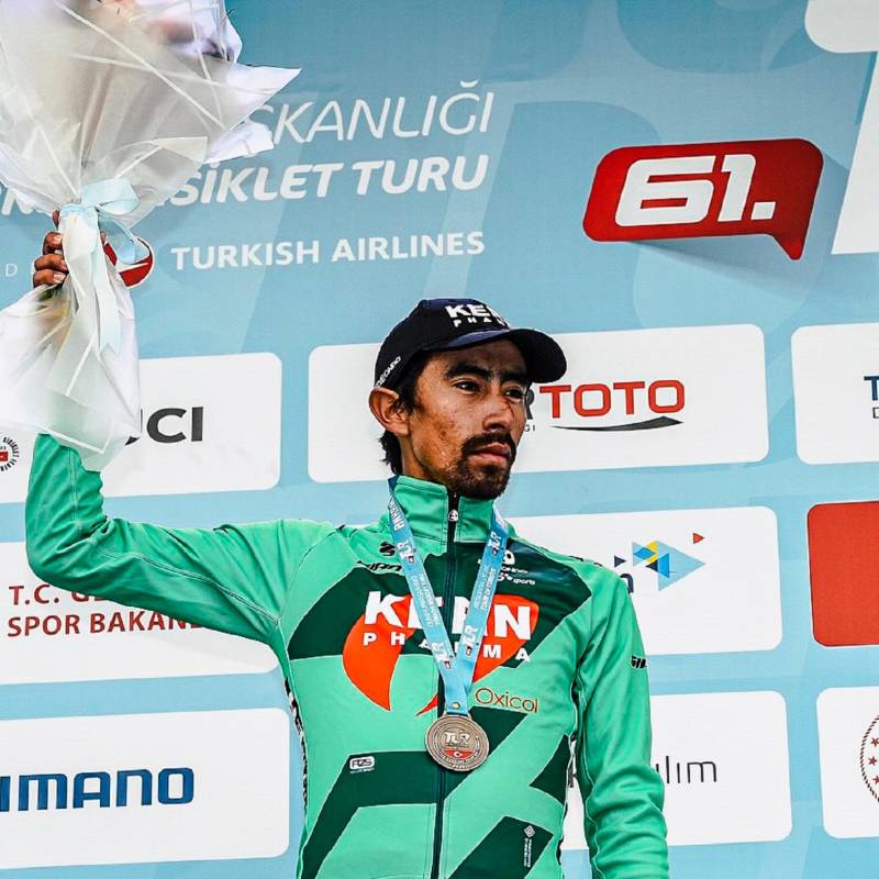 Ivan Sosa sumó en Turquía, su triunfo 18 como profesional. Recuperó confianza para nuevos retos. FOTO @Kernpharma
