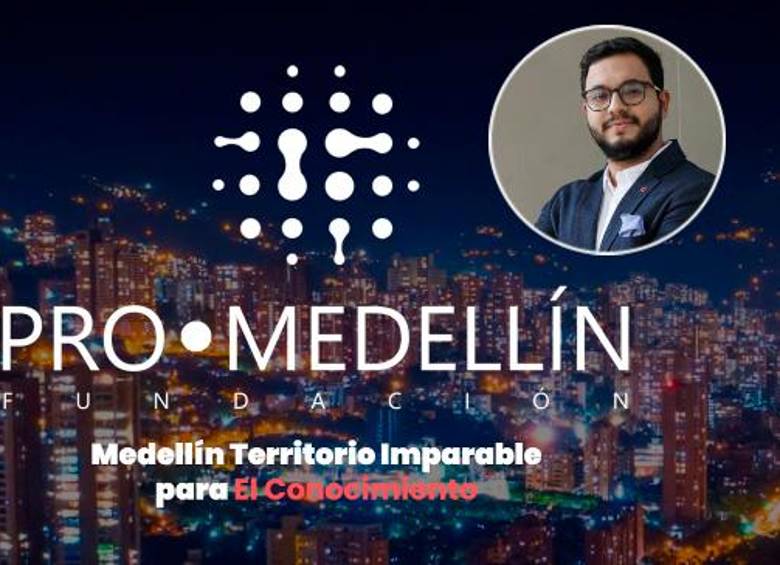 Diego Romero Vélez (arriba), quien se desempeñaba como jefe de prensa del alcalde Daniel Quintero en su campaña, es ahora el director ejecutivo de la Fundación Pro Medellín. FOTOS CORTESÍA