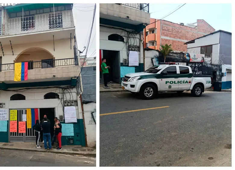 El desalojo se produjo en la mañana, desde muy temprano, y tuvo participación de la Policía y agentes del UNDMO. FOTO: CORTESÍA