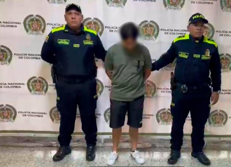El sospechoso fue enviado a la cárcel con una medida de aseguramiento. FOTO: Cortesía Policía