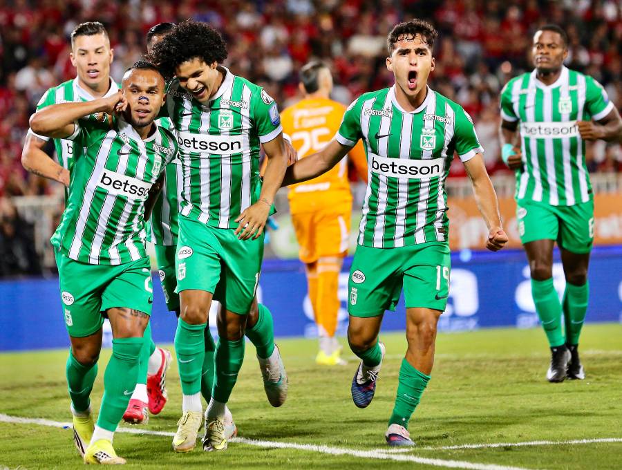 Atlético Nacional es uno de los favoritos para clasificar a la final de la Liga colombiana en el Apertura del 2026. Foto: Manuel Saldarriaga