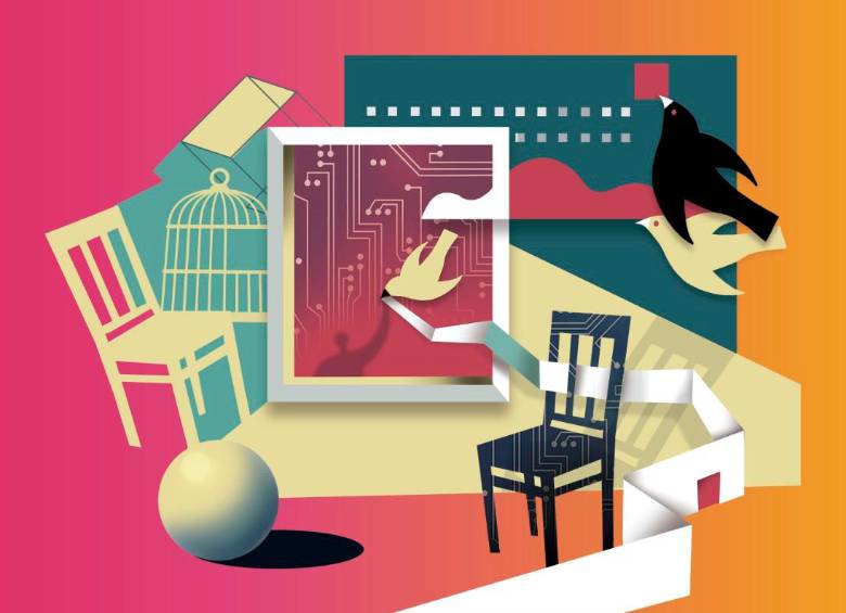 Con la memoria perfecta de internet, el olvido se hace muy difícil. Ilustración Elena Ospina.