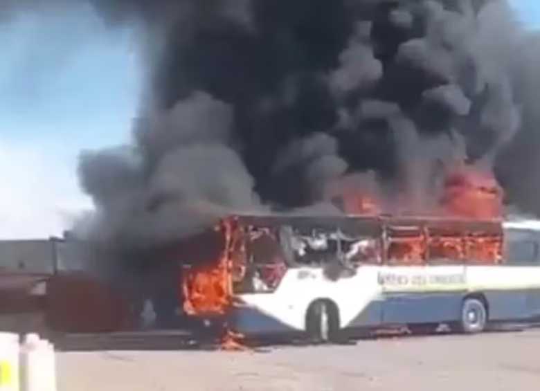 Estos son algunos de los actos violentos que se vivieron este 29 de agosto en Culiacán, ciudad mexicana. Foto: redes sociales