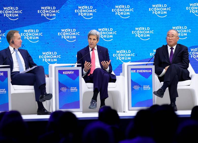 Ayer concluyó una nueva edición del Foro Económico Mundial, en Davos, Suiza. El evento volvió a la presencialidad tras dos años. FOTO Getty