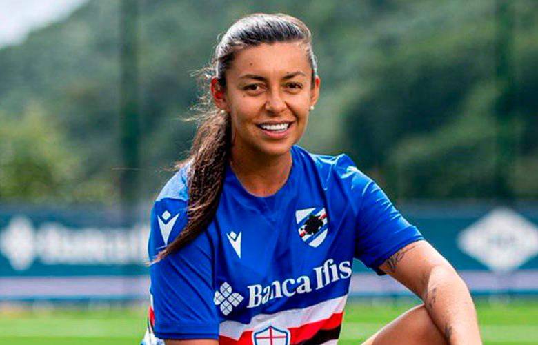 La futbolista santandereana Yoreli Rincón milita en la Sampdoria de Italia. Foto: @10yorelirincon