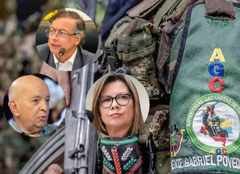 El comisionado de paz, la fiscal general y el presidente Gustavo Petro ‘chocaron’ por cuenta de las órdenes de captura al Clan del Golfo que no se levantaron. Fotos: Colprensa