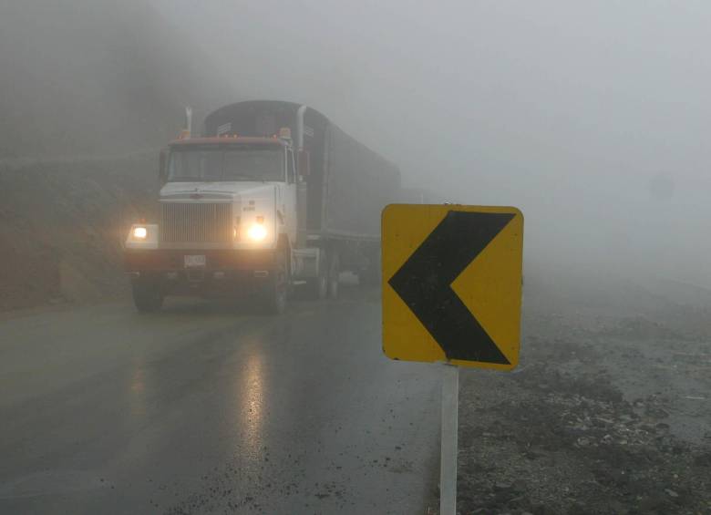 Imagen de referencia de la carretera donde se presentaron los hechos. FOTO: EL COLOMBIANO