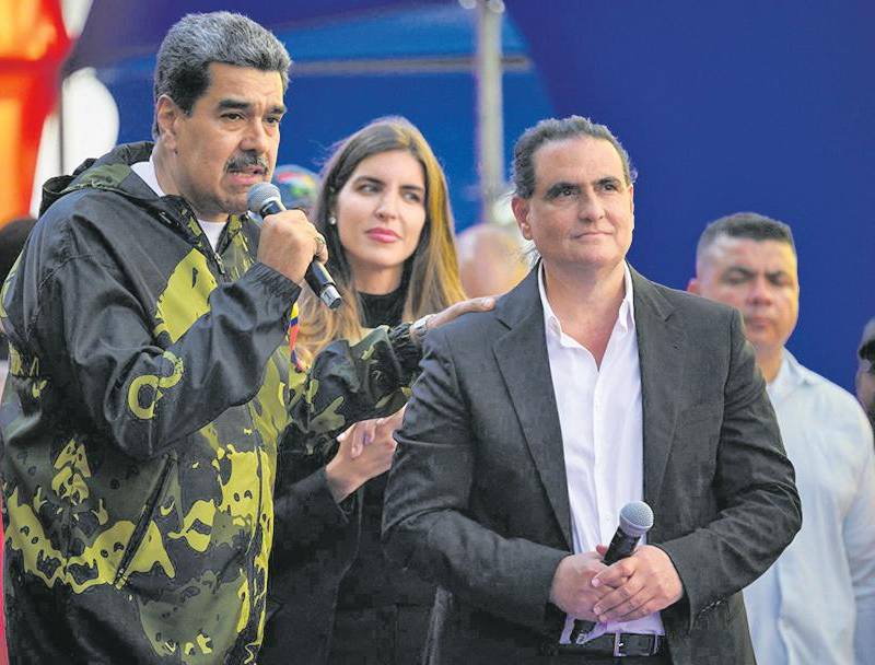 Alex Saab fue uno de los hombres más cercanos al exdictador Nicolás Maduro. FOTO: AFP.