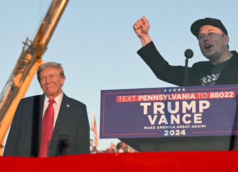 El nuevo presidente estadounidense ya anunció durante la campaña que encargará a Elon Musk una “auditoría” del gobierno con vistas a “reformas” profundas. FOTO: AFP.