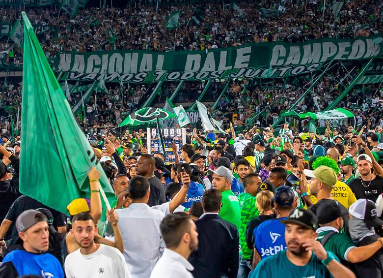 Para el Medellín, la derrota representó un golpe duro, al quedarse nuevamente a las puertas de un título frente a su máximo rival. Foto Camilo Suárez