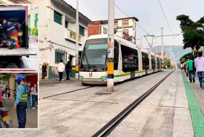 Este año se reforzaron los controles en corredores viales como el del tranvía de Ayacucho, cuyo carril exclusivo sigue siendo invadido. FOTOS Capturas de video Alcaldía