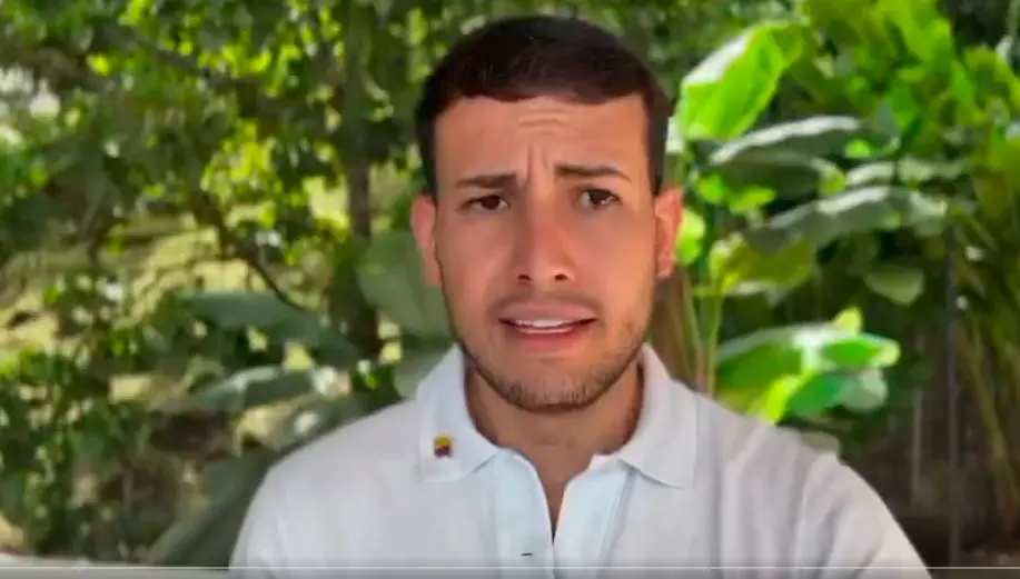 Santiago Alvarán es un joven activista de oposición. FOTO: CORTESÍA. 