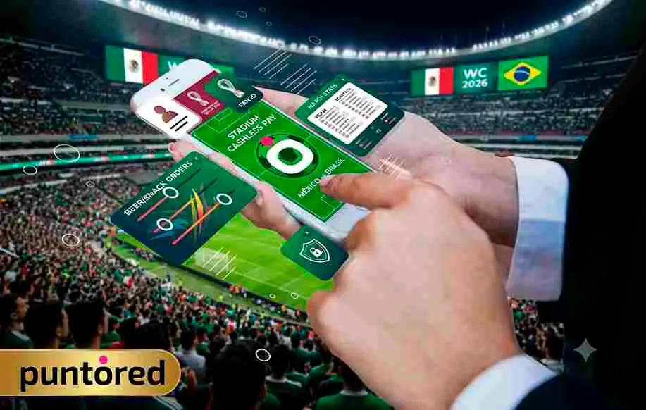 Puntored, fintech fundada en Colombia hace 20 años, es la encargada de operar la infraestructura de pagos cashless del estadio Azteca durante el Mundial de 2026. FOTO: CORTESÍA