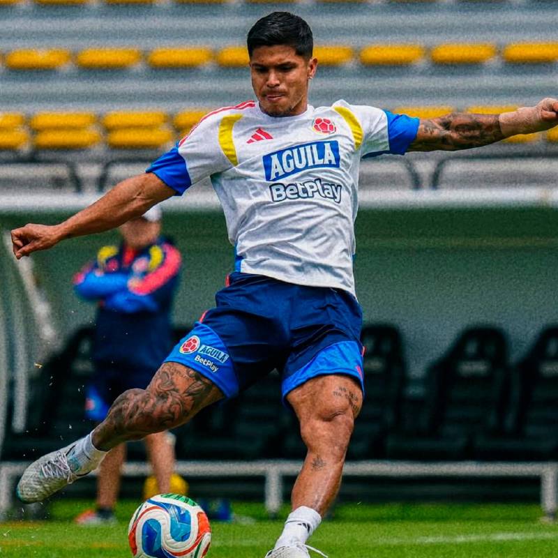 Hernández se alista para jugar su primer Mundial. FOTO: INSTAGRAM JUAN CAMILO HERNÁNDEZ