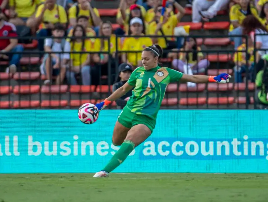 La arquera Luisa Agudelo, quien milita en el Deportivo Cali, fue llamada a última hora para integrar la Selección Colombia para Copa América. FOTO: Juan Antonio Sánchez