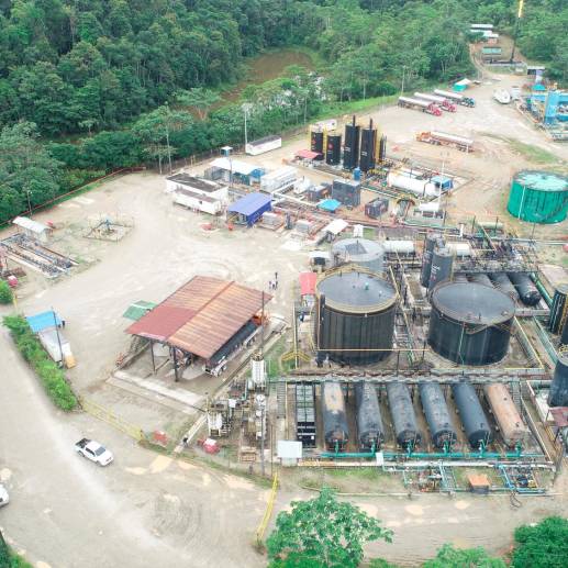 El bloque reporta a hoy una producción total de 7.327 barriles de petróleo equivalente por día en los campos Cohembí, Quillacinga y Quinde. Foto: Cortesía