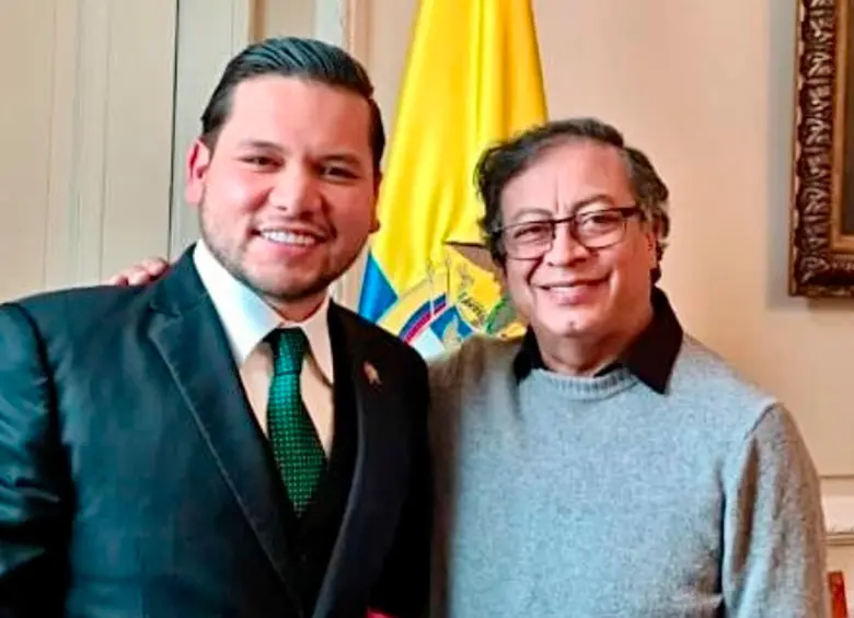 Calle y el presidente fueron muy cercanos durante las elecciones de 2023 en Córdoba. FOTO cortesía