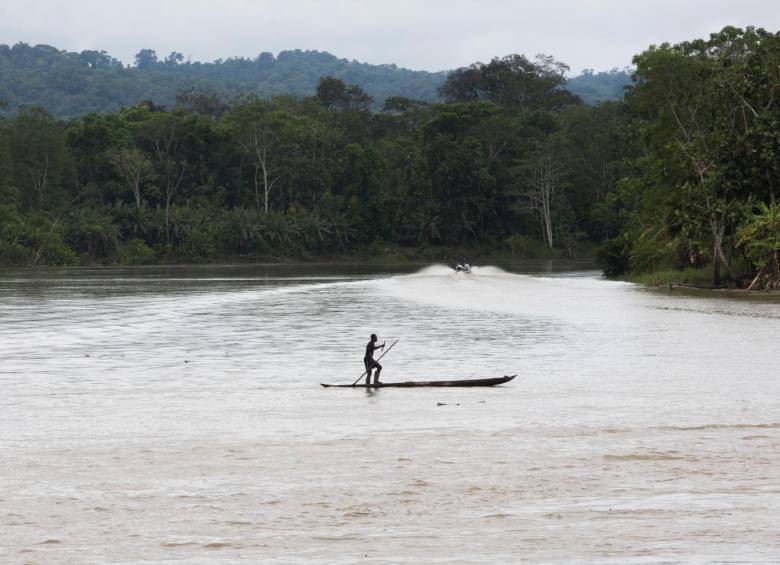 Río Baudó, en Chocó. Foto: Manuel Saldarriaga. 