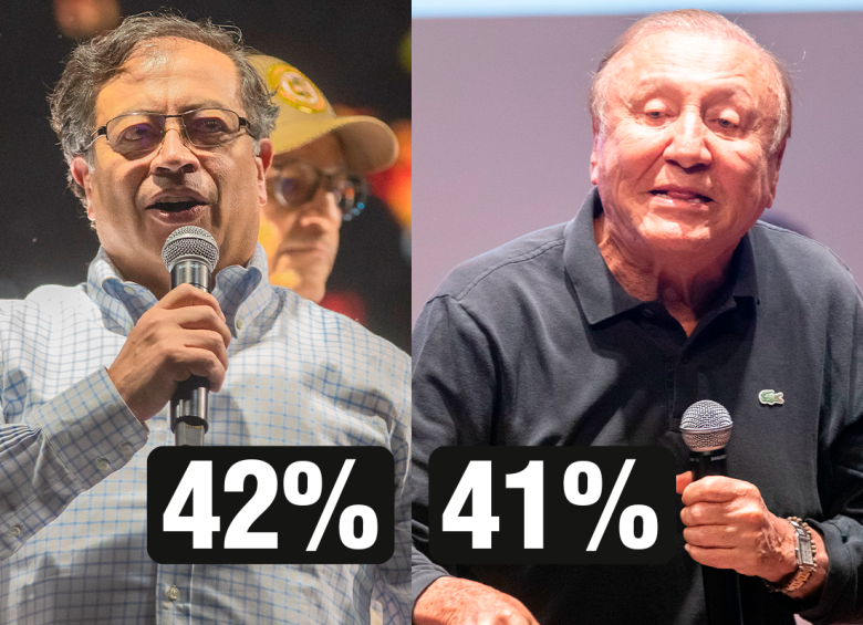 Gustavo Petro y Rodolfo Hernández se medirán en la segunda vuelta de las presidenciales el próximo 19 de junio. 