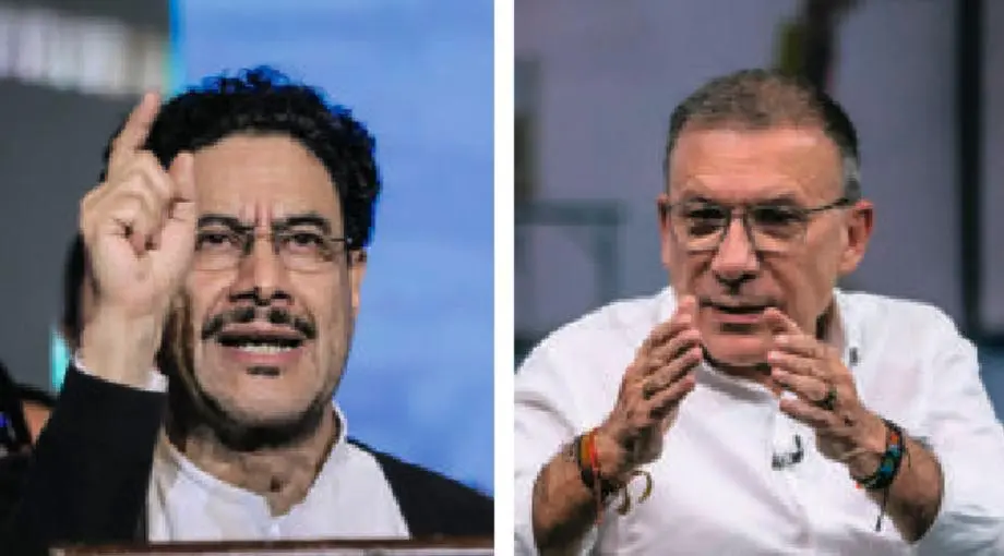 Iván Cepeda y Roy Barreras, ambos representantes del espectro político de izquierda y cercanos al presidente Gustavo Petro, serán contendores durante la primera vuelta presidencial, que se realizará el próximo 31 de mayo. <b><span class="mln_uppercase_mln"> </span></b>FOTOS<b><span class="mln_uppercase_mln"> Presidencia y Colprensa</span></b>