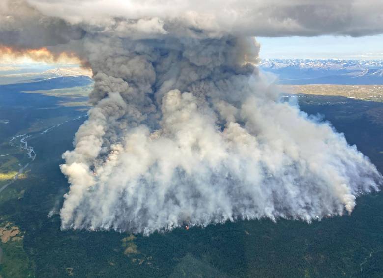 En lo corrido del 2023, en Canadá se han contabilizado 4,088 incendios, y rompió un récord con 10 millones de hectáreas quemadas por megaincendios. FOTO GETTY.