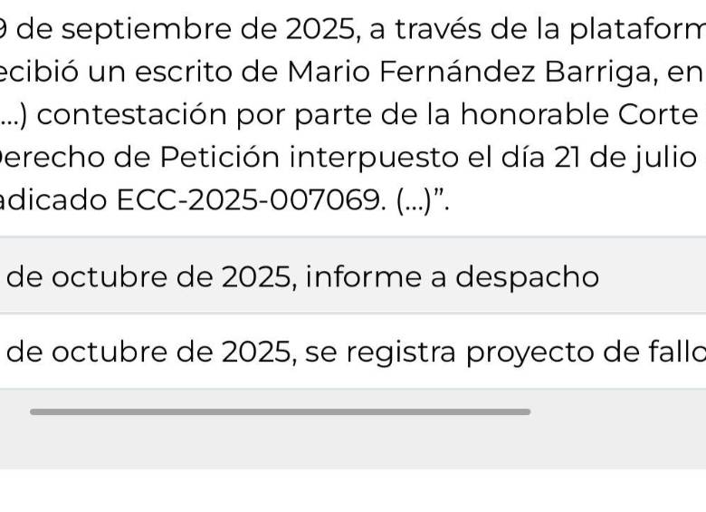 Radicación de ponencia de reforma pensional en la Corte Constitucional.