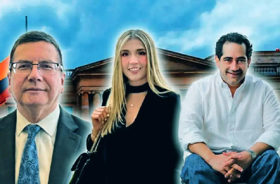 Germán Caldeón, Carolina Gómez y Miller Soto, del equipo de De la Espriella. Fotos: especiales