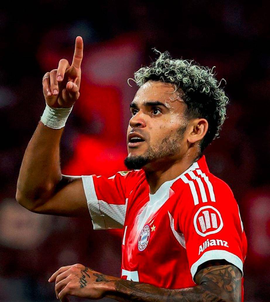 Luis Díaz brilla actualmente con el Bayern de Múnich. FOTO CORTESÍA BAYERN FC
